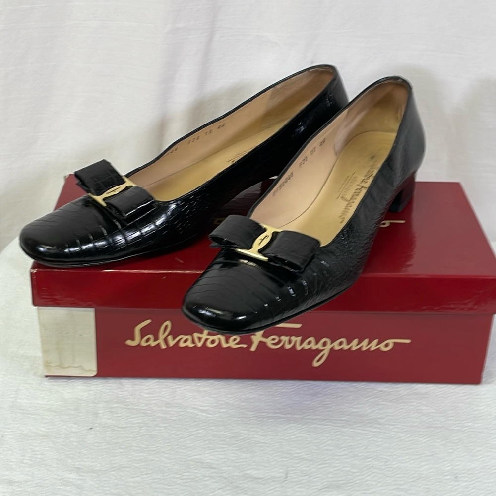 Salvatore Ferragamo Women’s Crocodile Heels